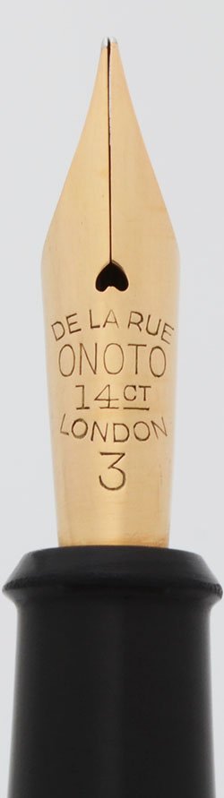 Onoto De La Rue 5601 Fountain Pen (1940s) - Green/Black